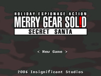 Merry Gear Solid: Secret Santa (2006)