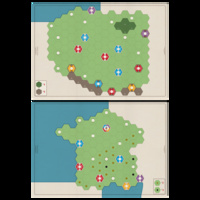 Age of Steam Deluxe Expansion: France & Poland Maps (2019)