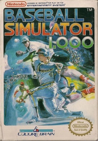 Baseball Simulator 1.000 (1989)