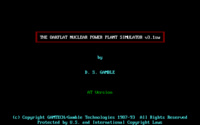 The Oakflat Nuclear Power Plant Simulator (1992)