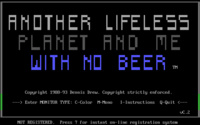 Another Lifeless Planet and Me With No Beer (1989)